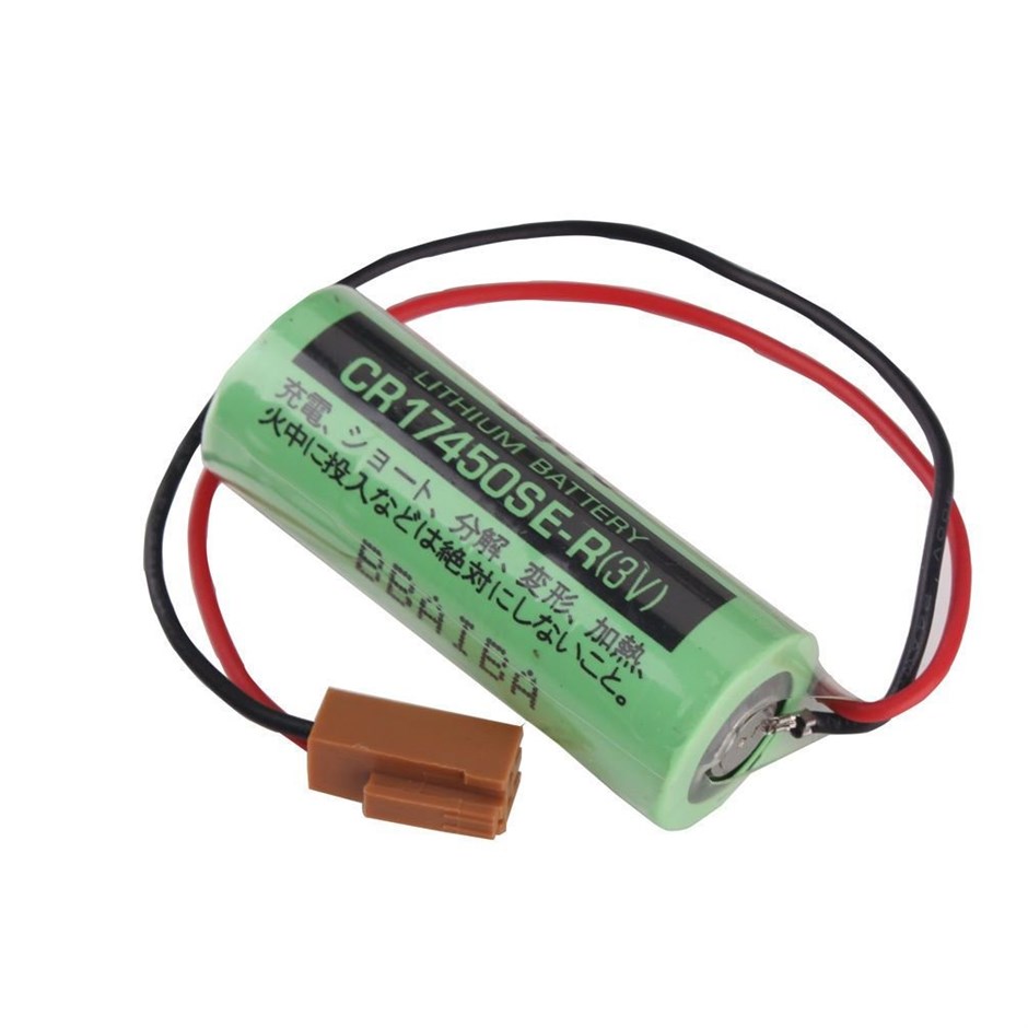 SANYO / FDK CR17450SE-R 3V 4/5A Size Lithium Pil - Kahverengi Soket SANYO / FDK CR17450SE-R 3V 4/5A Size Lithium Pil - Kahverengi Soket