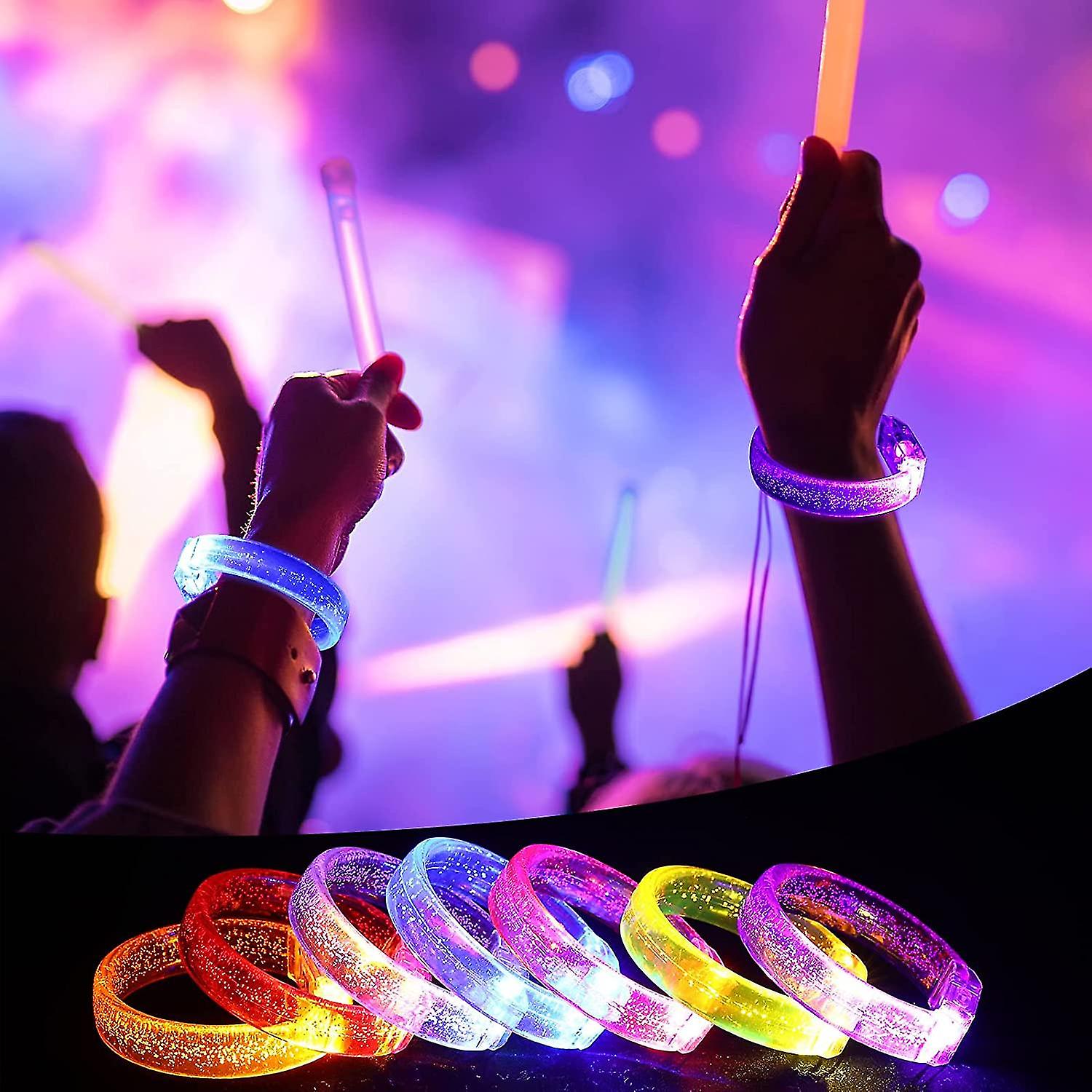 Sarı Led Işıklı Baskı Yapılabilen Pilli Bileklik Bilezik 1,5 cm Genişlik Sarı Led Işıklı Baskı Yapılabilen Pilli Bileklik Bilezik 1,5 cm Genişlik