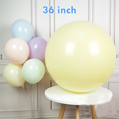 Sarı Renk Mega Boy Jumbo Makaron Balon 36 İnch (CLZ)