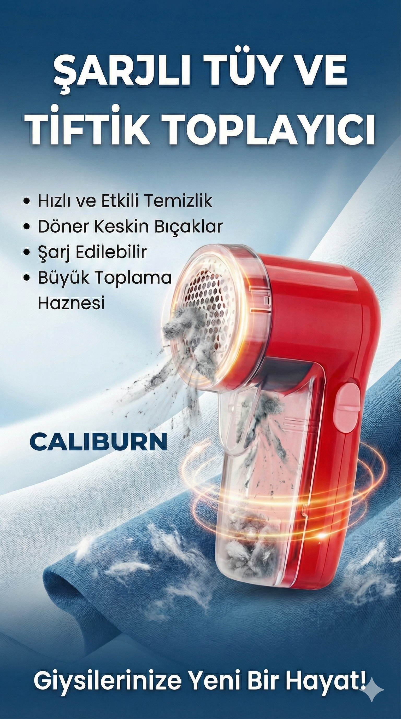 Şarjlı Kazak Tüy Toplama Makinesi Şarjlı Kazak Tüy Toplama Makinesi