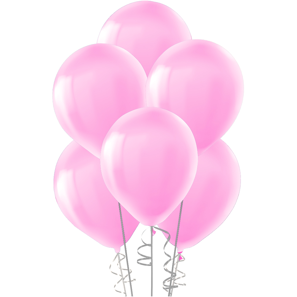 Şeker Pembesi Metalik Balon Sedefli Balon 100 Adet (CLZ)