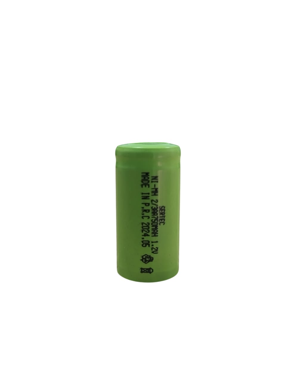 Sertec - 1.2V 750 Mah - 2/3AA - Ni-MH Şarjlı Pil - (Başsız / Flat Head) Sertec - 1.2V 750 Mah - 2/3AA - Ni-MH Şarjlı Pil - (Başsız / Flat Head)