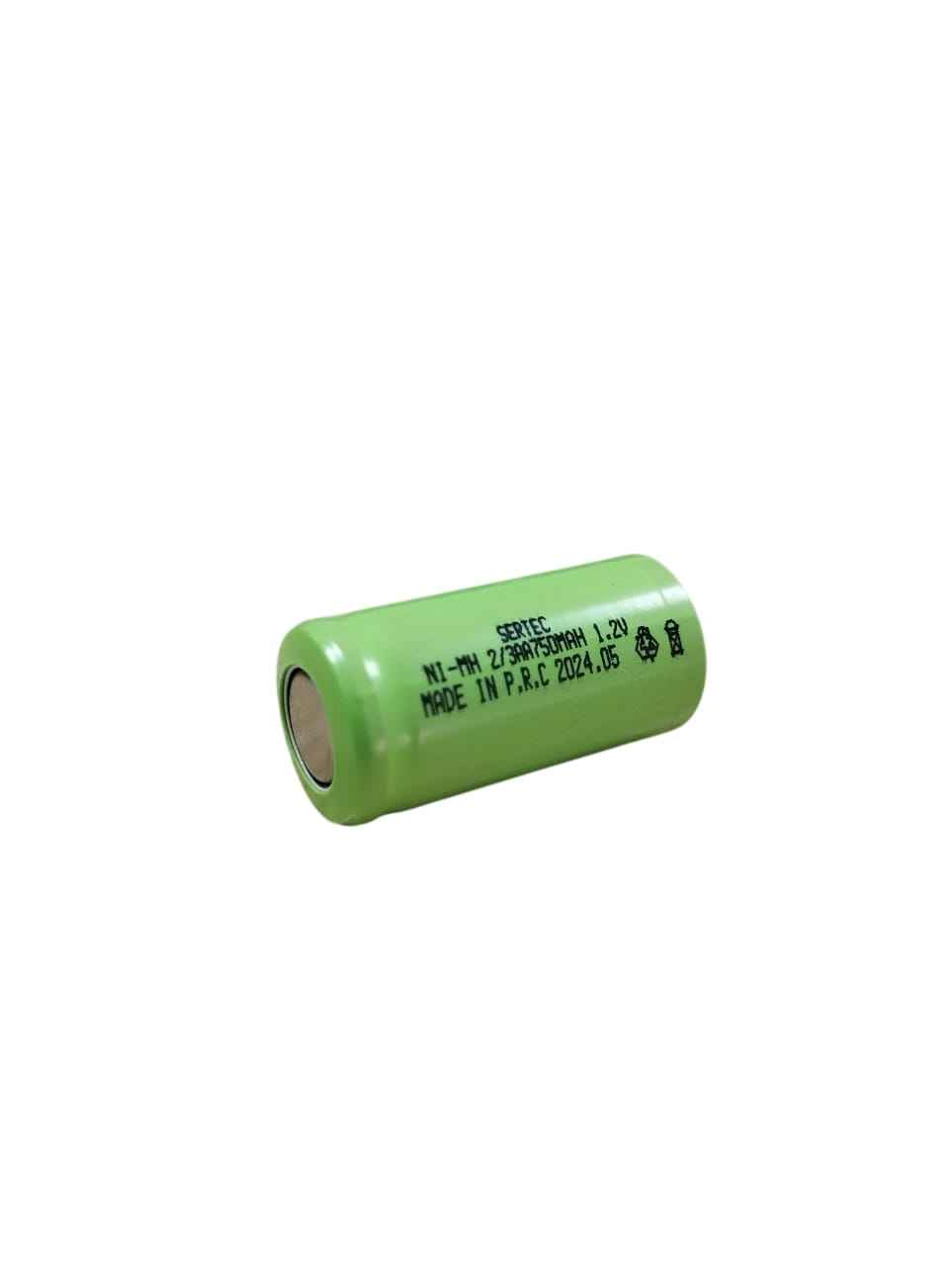 Sertec - 1.2V 750 Mah - 2/3AA - Ni-MH Şarjlı Pil - (Başsız / Flat Head) Sertec - 1.2V 750 Mah - 2/3AA - Ni-MH Şarjlı Pil - (Başsız / Flat Head)