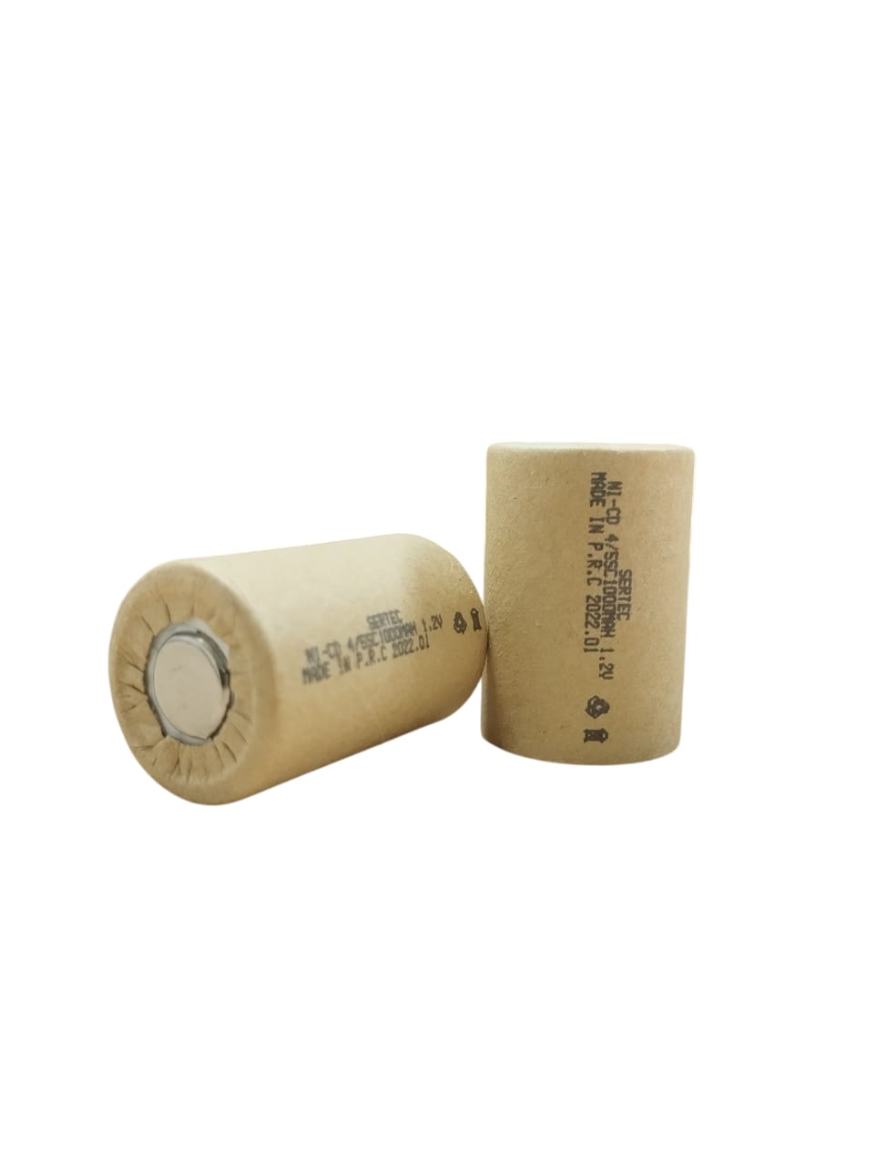 Sertec 1.2V Ni-Cd 4/5 SC 1000 Mah Kağıt Şarjlı Pil 3C (Başsız/Flat Head) Sertec 1.2V Ni-Cd 4/5 SC 1000 Mah Kağıt Şarjlı Pil 3C (Başsız/Flat Head)
