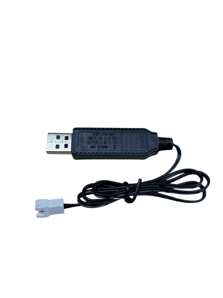 Sertec 3.7V Li-ion SM-2P Soket Oyuncak Bataryası USB Şarj Kablosu Sertec 3.7V Li-ion SM-2P Soket Oyuncak Bataryası USB Şarj Kablosu