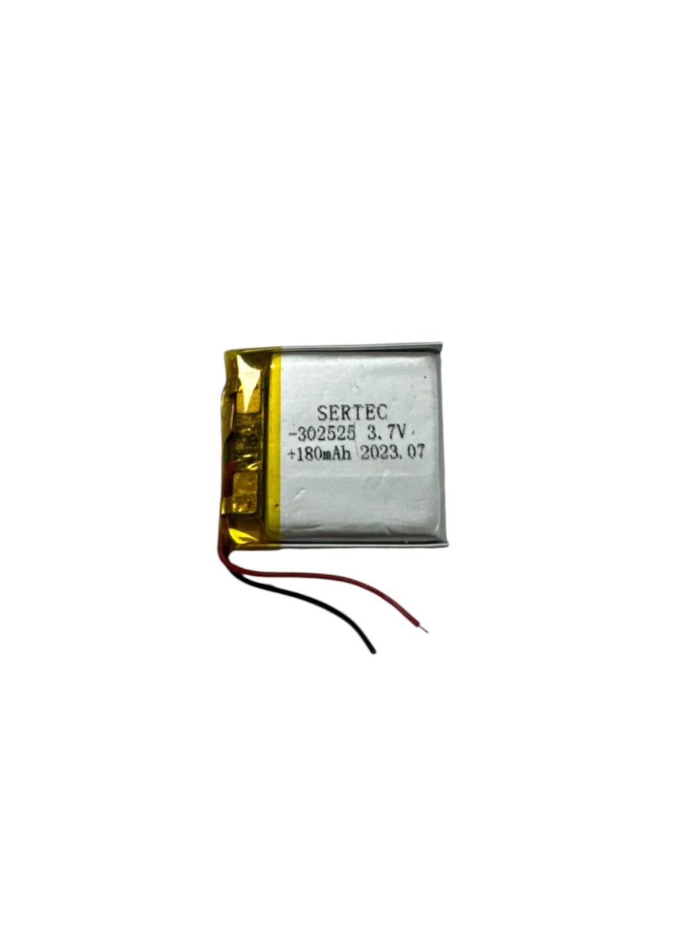 Sertec 302525 3.7V 180mAh Li-Polymer Pil (Devreli/1.5A) Sertec 302525 3.7V 180mAh Li-Polymer Pil (Devreli/1.5A)