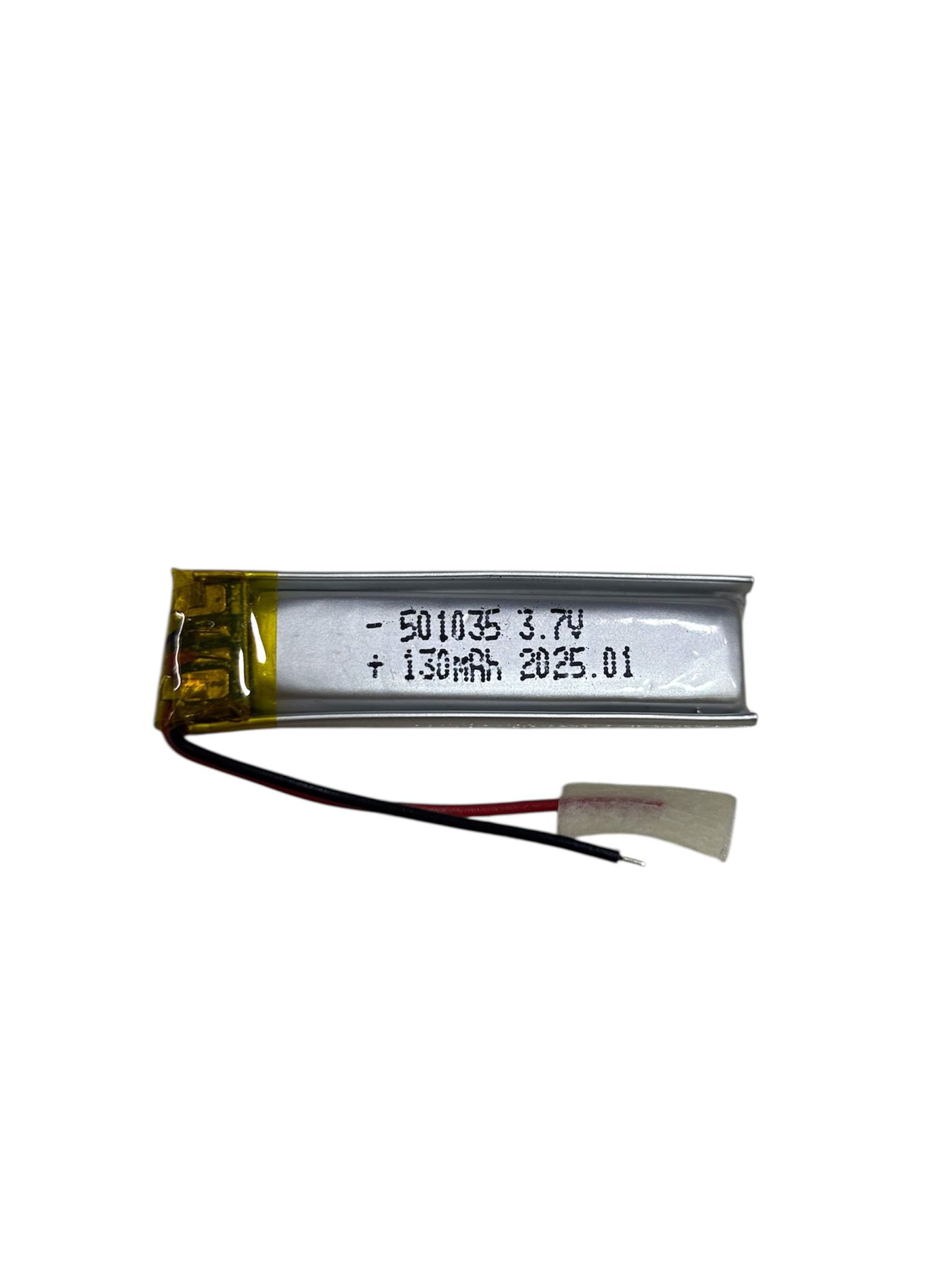 Sertec 501035 3.7V 130mAh Li-Polymer Pil (Devreli/1.5A) Sertec 501035 3.7V 130mAh Li-Polymer Pil (Devreli/1.5A)