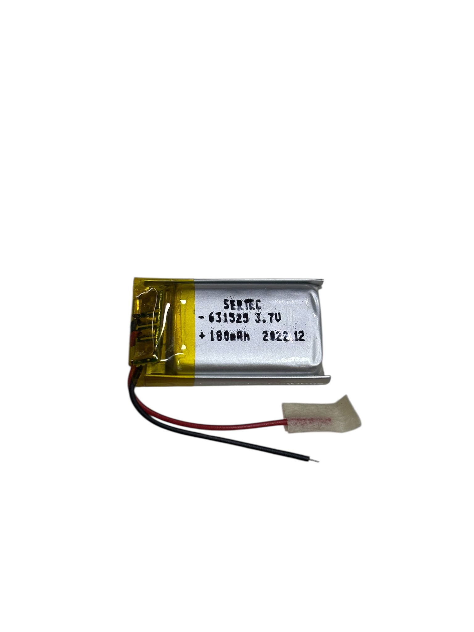 Sertec 631525 3.7V 180 mAh Li-Polymer Pil (Devreli/1.5A) Sertec 631525 3.7V 180 mAh Li-Polymer Pil (Devreli/1.5A)