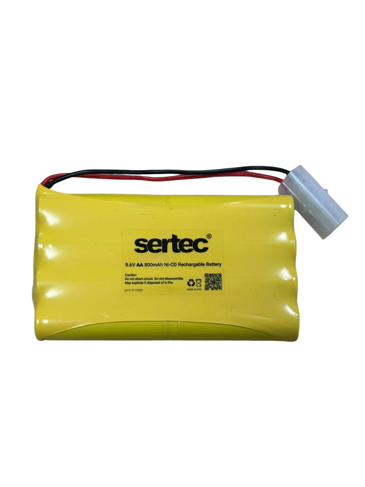 SERTEC 9.6V 8S1P AA 800 MAH KABLO + TAMİYA KONNEKTÖRLÜ OYUNCAK PİLİ