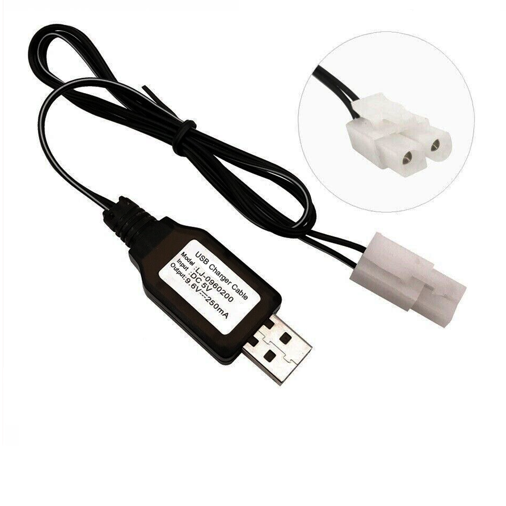 Sertec 9.6V NI-CD / NI-MH Oyuncak Bataryası USB Şarj Kablosu Sertec 9.6V NI-CD / NI-MH Oyuncak Bataryası USB Şarj Kablosu