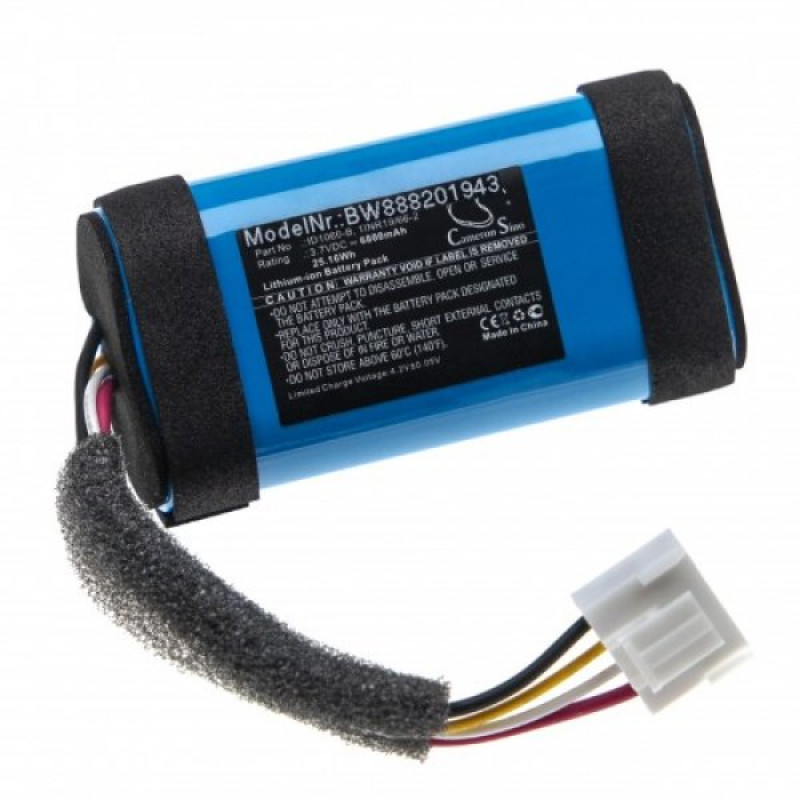 Sertec JBL Flip 5 uyumlu 3.7v 6800 mah Soketli Batarya Sertec JBL Flip 5 uyumlu 3.7v 6800 mah Soketli Batarya