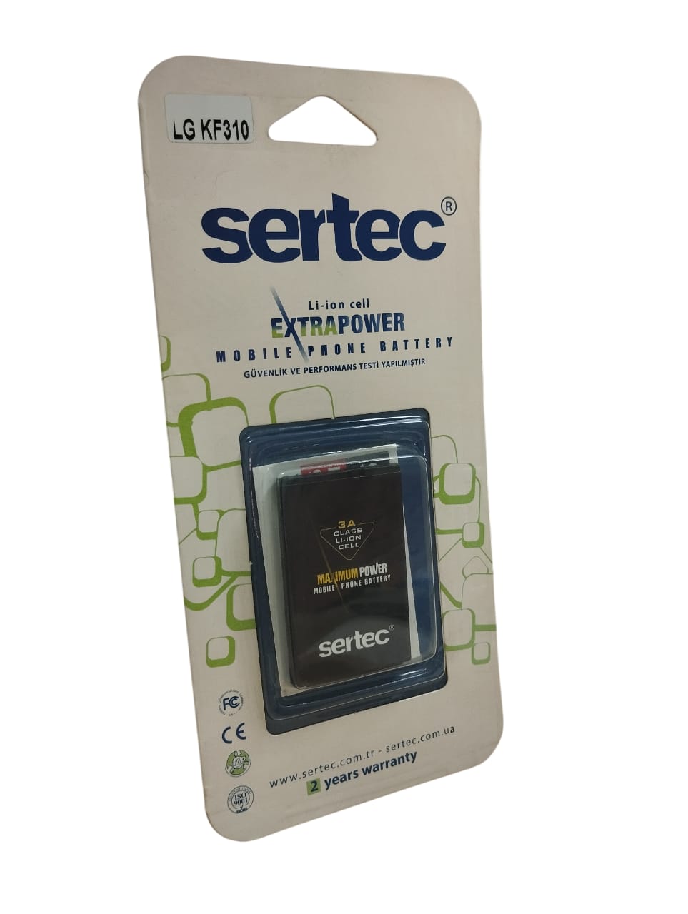 SERTEC - LG KF310 Uyumlu Batarya SERTEC - LG KF310 Uyumlu Batarya