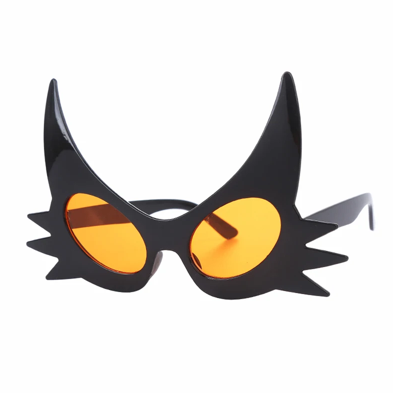 Siyah Renk Bıyık Tasarımlı Kedi Gözlüğü 19x11 cm (CLZ)