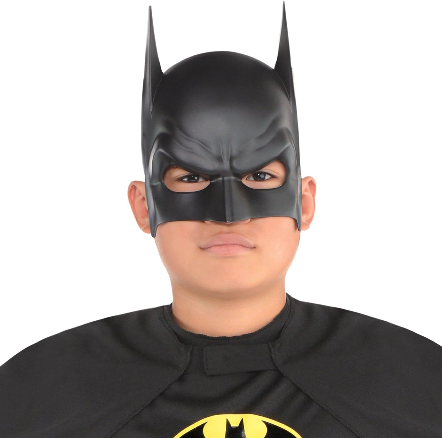 Siyah Renk Çocuk Boy Arkadan Lastikli Batman Maskesi A Kalite 20x14 cm Siyah Renk Çocuk Boy Arkadan Lastikli Batman Maskesi A Kalite 20x14 cm