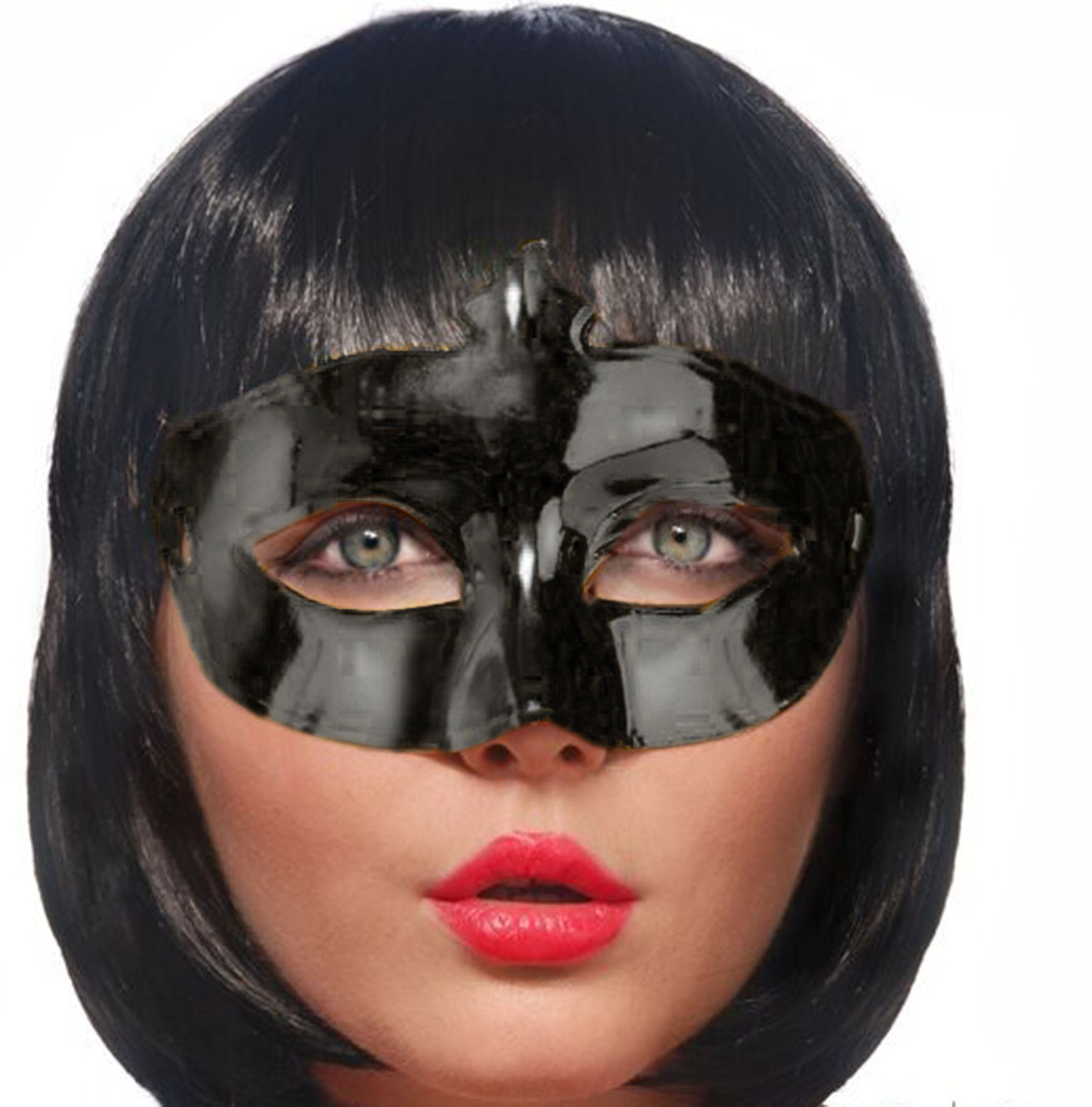 Siyah Renk Masquerade Kostüm Partisi Venedik Balo Maskesi (CLZ)