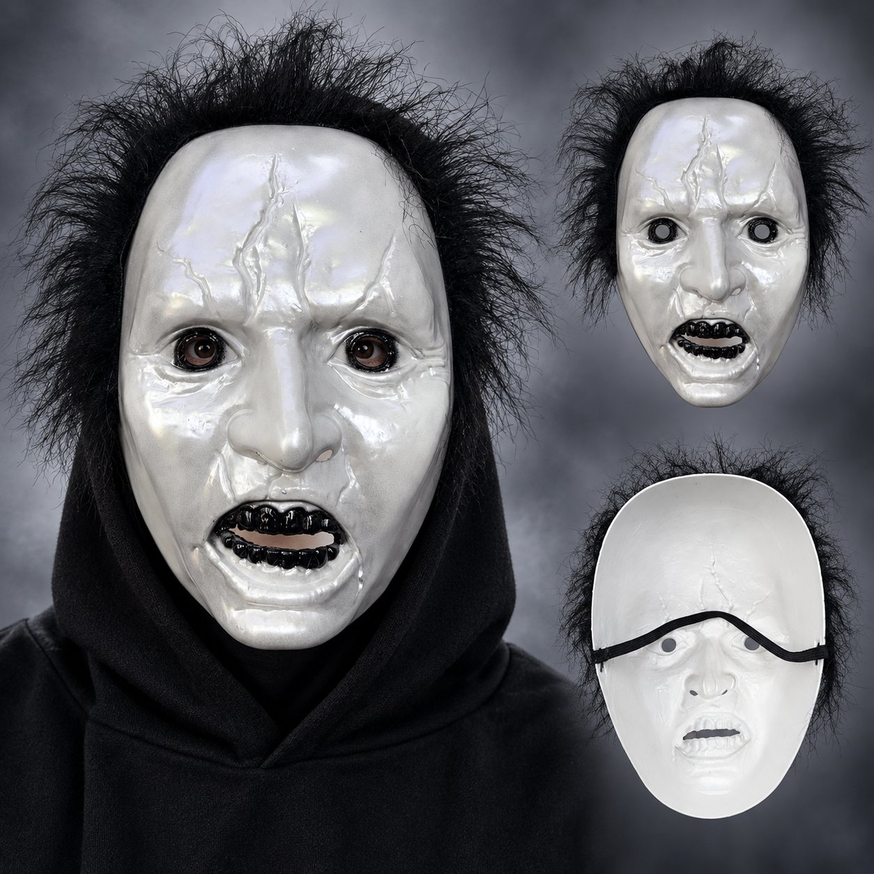 Siyah lı Michael Myers Plastik Karakter Maskesi