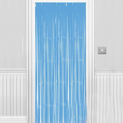 Soft Açık Mavi Renk Duvar ve Kapı Perdesi 100x220 cm (CLZ)