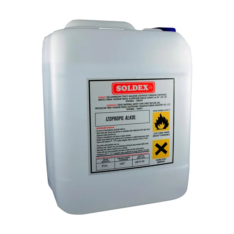 Soldex İzopropil Alkol 5 Lt - %99,9 Saf İPA Soldex İzopropil Alkol 5 Lt - %99,9 Saf İPA