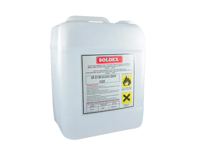 Soldex No Clean Flux 20 LT SR33 - Temizleme Gerektirmeyen Lehim Suları Soldex No Clean Flux 20 LT SR33 - Temizleme Gerektirmeyen Lehim Suları