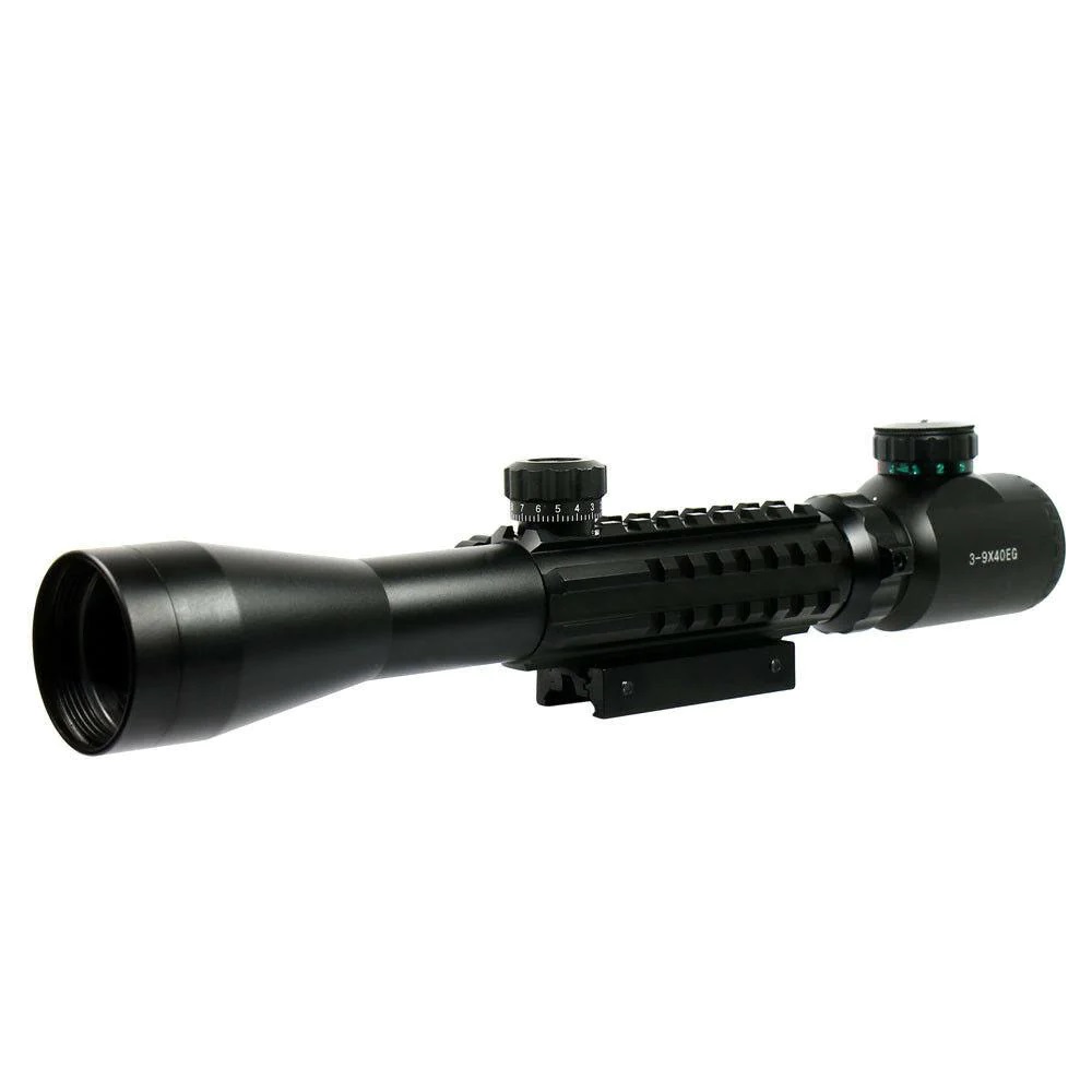 3-9x40 Zoomlu Keskin Nişancı Av Dürbünü Kızaklı
