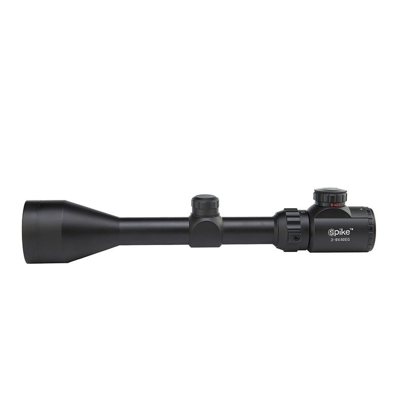 3-9x50 Zoomlu Keskin Nişancı Av Dürbünü Kırmızı, Yeşil Işık Çelik Gövde