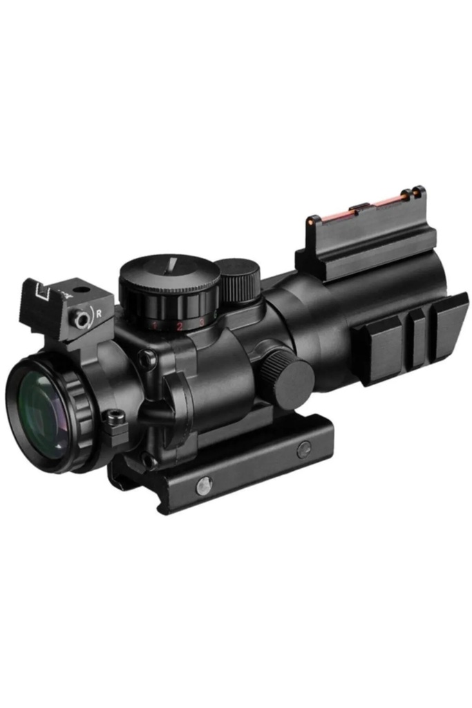 4X32 Kırmızı Işıklı Av Dürbünü 4x32 Nişangah