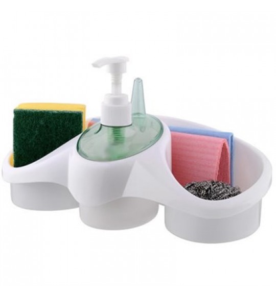 CLZ174 Sünger Hazneli Sıvı Sabunluk - deterjanlık