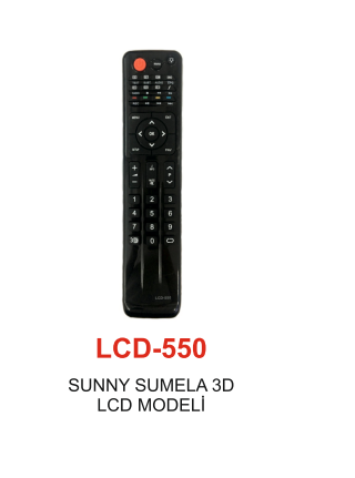 CLZ174 SUNNY - SUMELA 3D Serisi TV KUMANDASI LCD 550