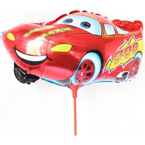 Kırmızı Renk Cars Şimşek Mcqueen Folyo Balon 65 cm (CLZ)