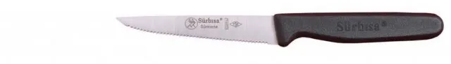 Sürbısa 61004LZ - Sürmene Lazerli, Tırtıklı Sebze Bıçağı 9,5cm