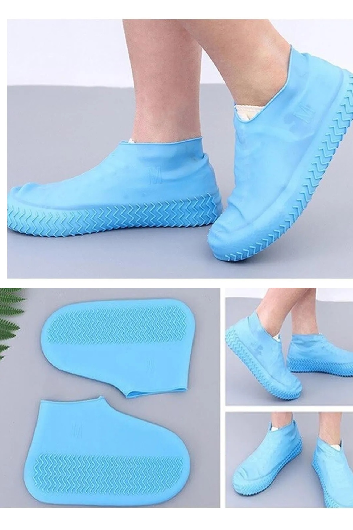 CLZ174 Suya Dayanıklı Silikon Ayakkabı Yağmurluğu - Ayakkabı Kılıfı Kadın