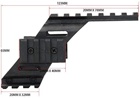 Polimer Naylon Fener Lazer Üst Ray 22mm