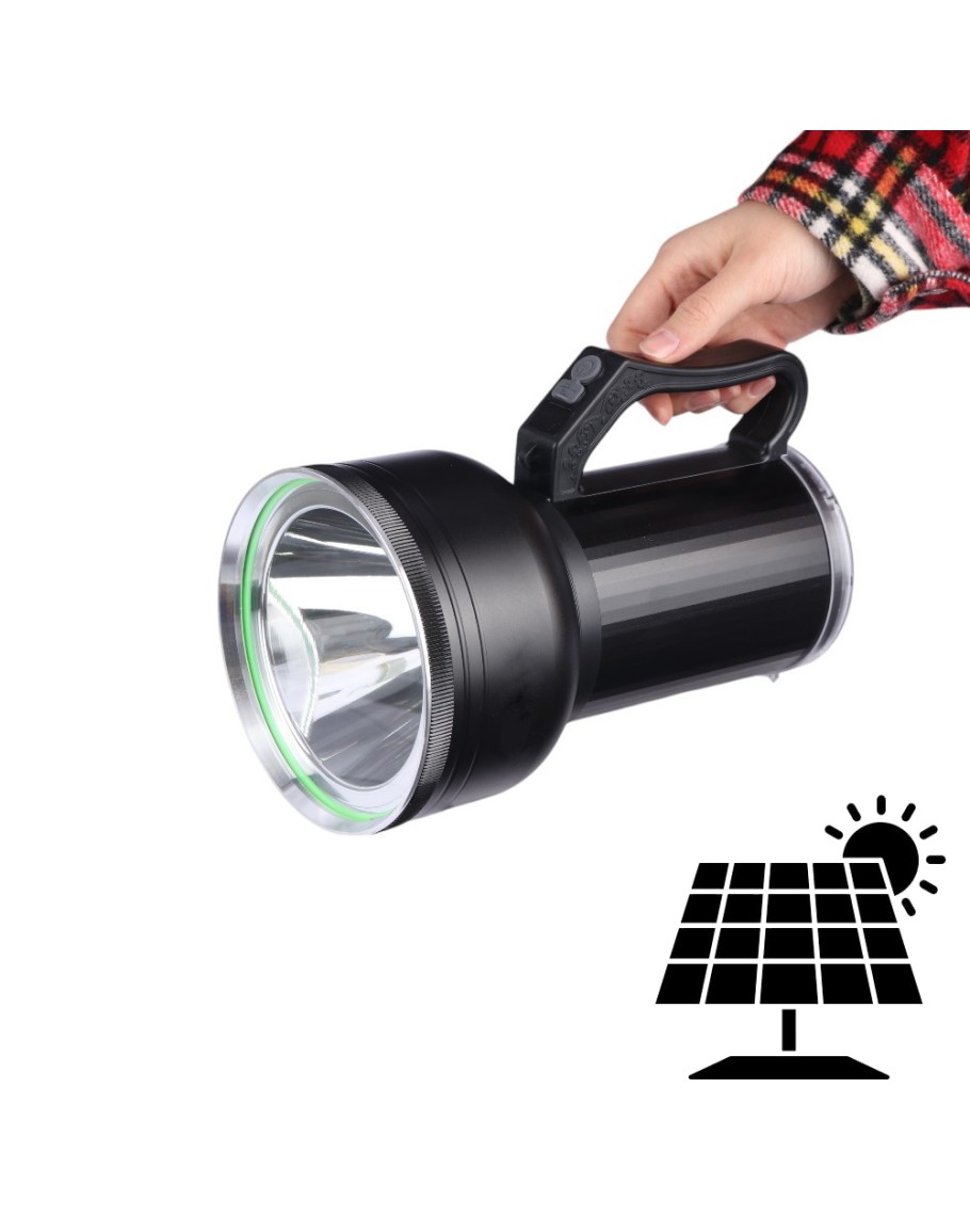 Taşınabilir Solar Şarjlı LED Fener Powerbank Özellikli Kamp ve Acil Durum İçin Süper Parlak Işık Taşınabilir Solar Şarjlı LED Fener Powerbank Özellikli Kamp ve Acil Durum İçin Süper Parlak Işık