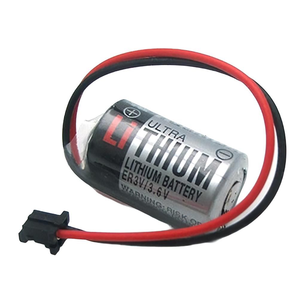 TOSHIBA ER3V 3.6V 1/2AA Size Lithium Pil - Siyah Soket TOSHIBA ER3V 3.6V 1/2AA Size Lithium Pil - Siyah Soket