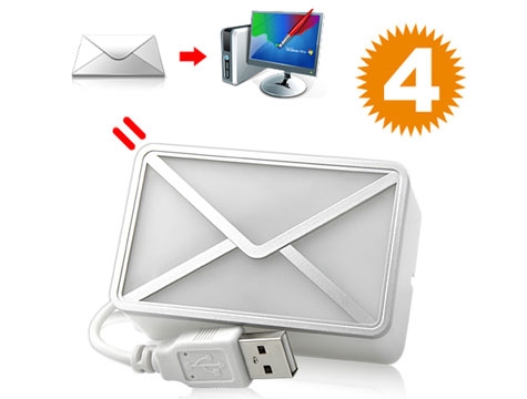 CLZ174 USB Girişli E-Mail Habercisi Masa Lambası