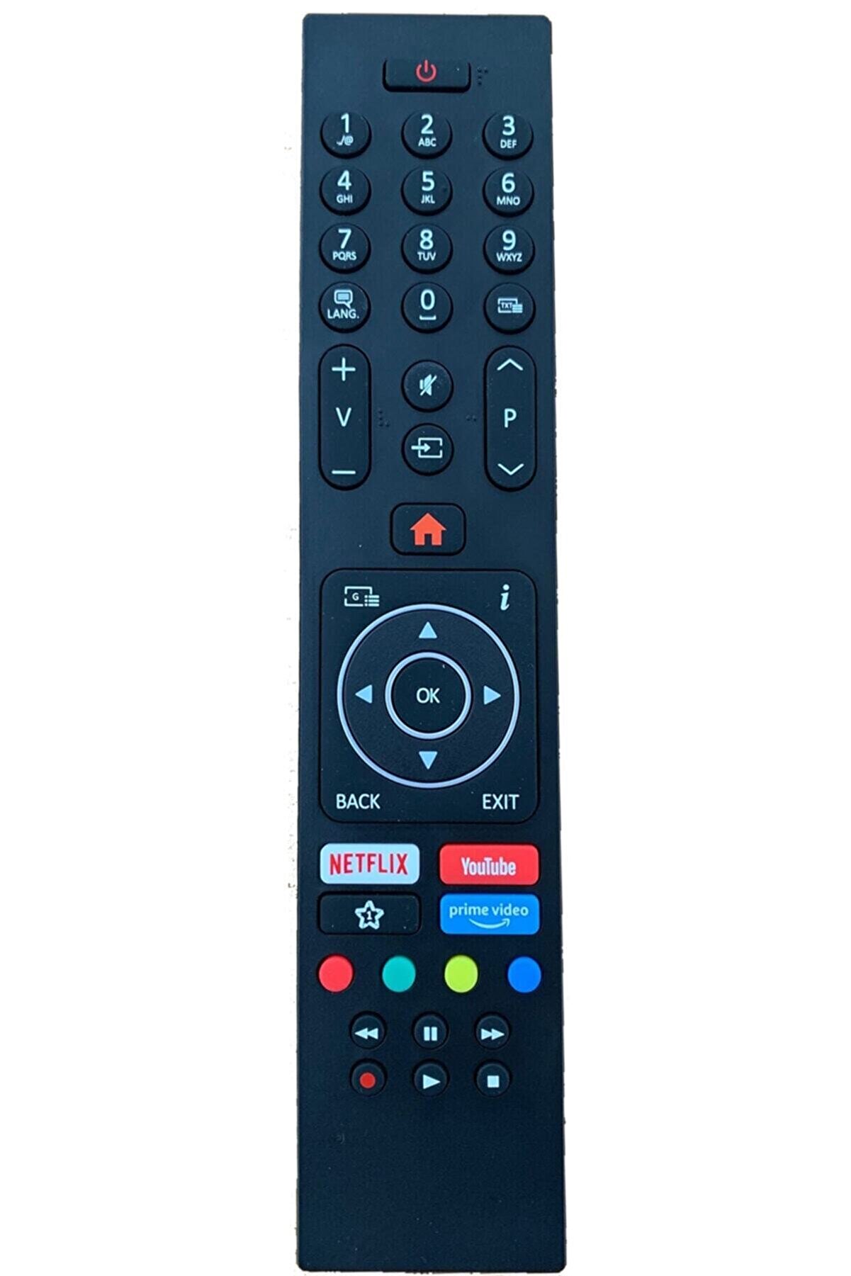 CLZ174 VESTEL Turn 4K Led Tv Kumandası - Netflix, Youtube, Primevideo Tuşlu Kumanda - LCD626