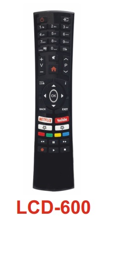 CLZ174 Vestel Uyumlu Netflix Youtube Tuşlu Tv Kumandası  - LCD 600