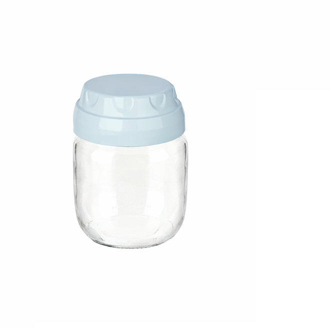3 Adet Vintage Dekoratif Cam Kavanoz 425ml - 14,3 oz 3 Adet Vintage Dekoratif Cam Kavanoz 425ml - 14,3 oz