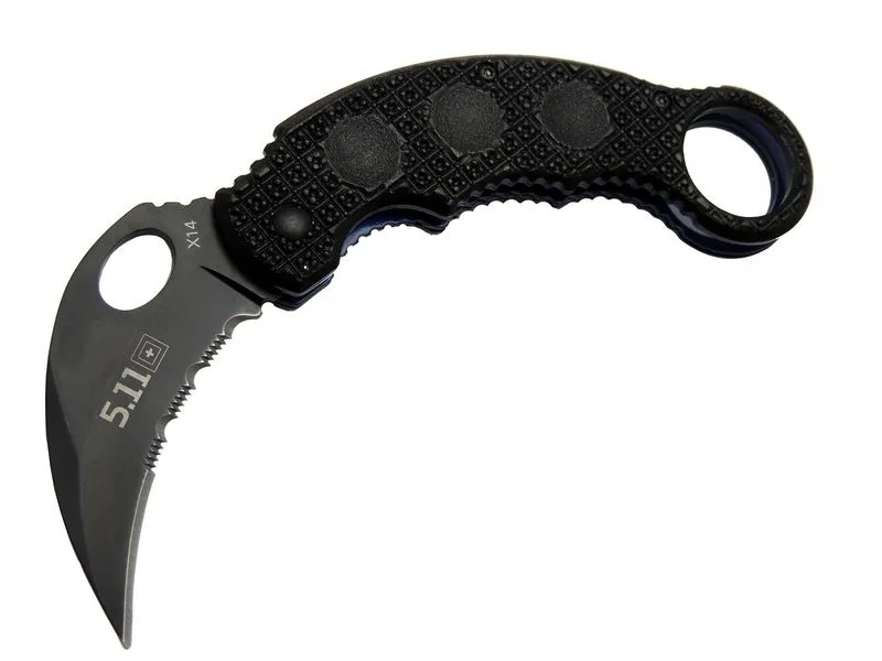 X14 5.11 Siyah Karambit Koleksiyon Çakı 16 cm - Plastik Sap X14 5.11 Siyah Karambit Koleksiyon Çakı 16 cm - Plastik Sap