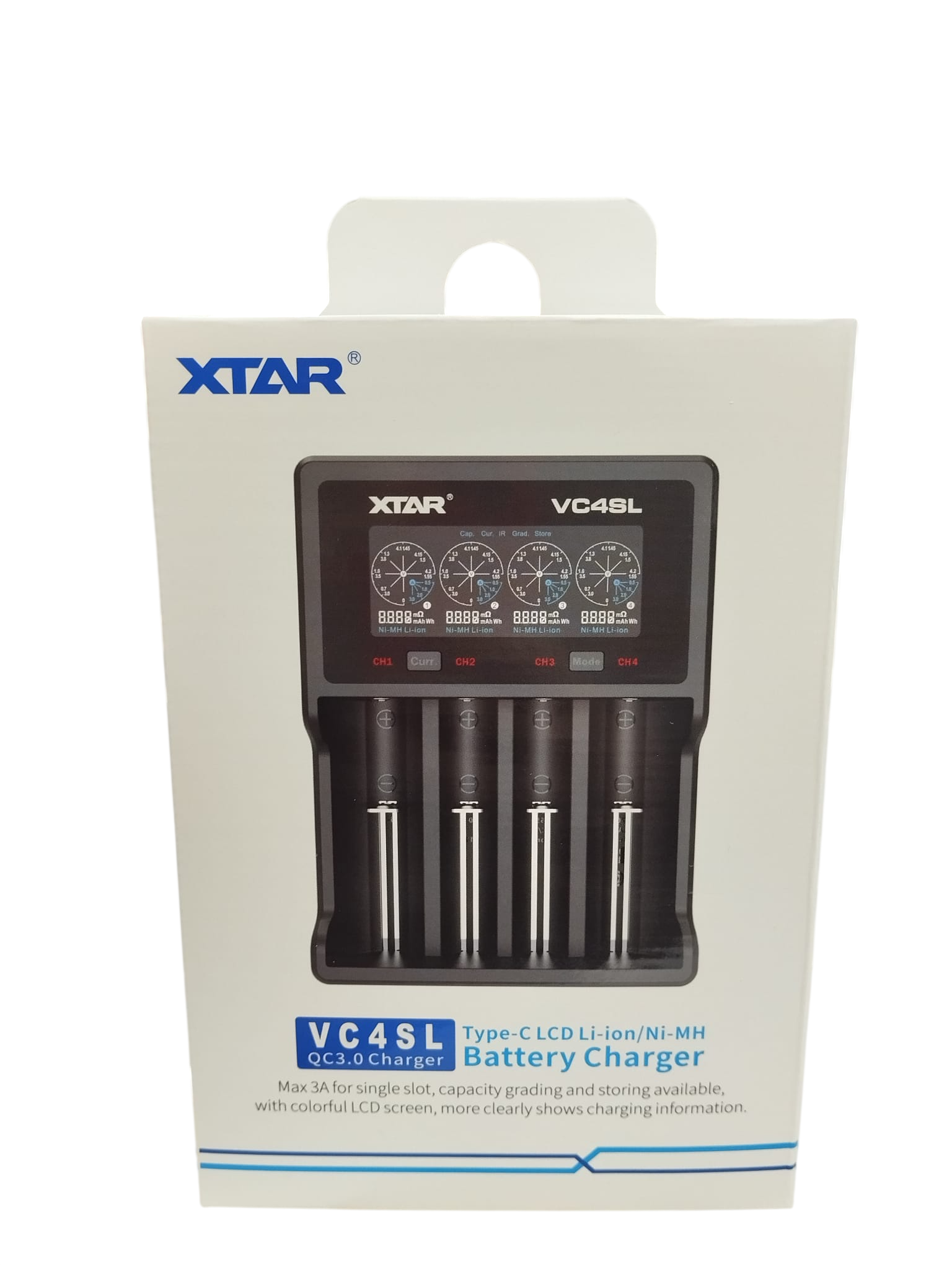 Xtar VC4SL Dörtlü Li-ion / NI-CD / NI-MH Pil Şarj Cihazı