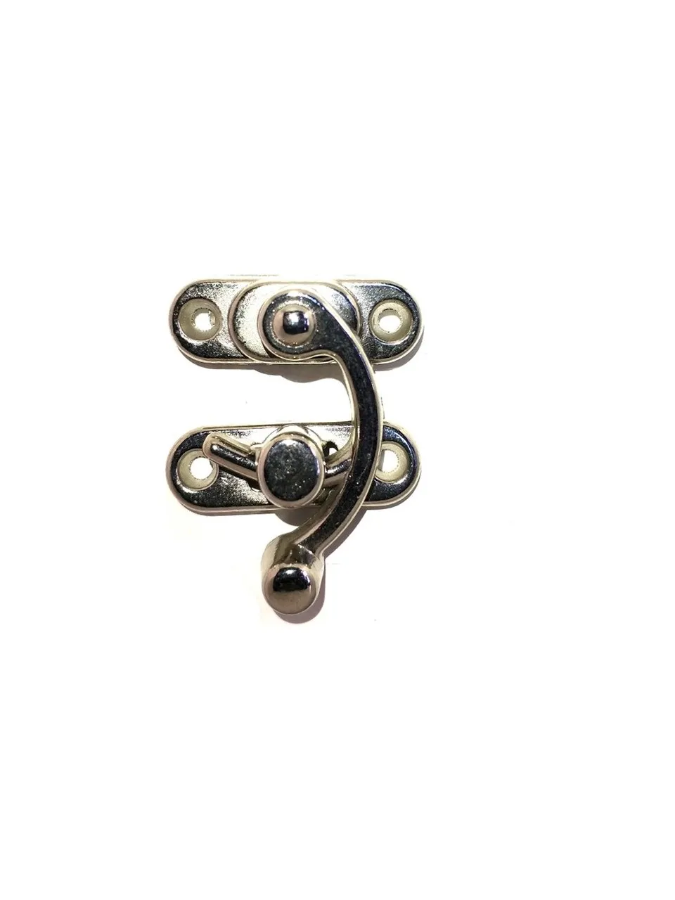 Yay Gözü, Ahşap Kutu Klipsi - Küçük 28x33 mm, Nikel 1 Adet Yay Gözü, Ahşap Kutu Klipsi - Küçük 28x33 mm, Nikel 1 Adet