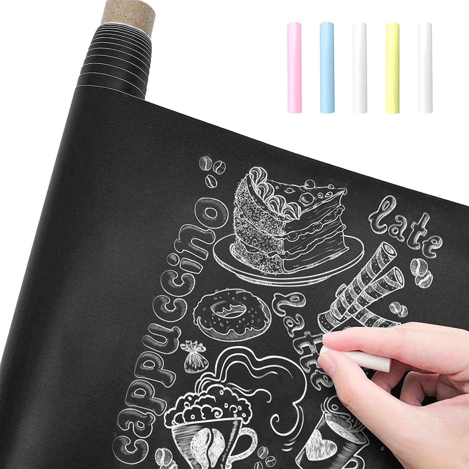 Yazılabilir Kara Tahta Yazı Tahtası Duvar Stickerı (60x200cm)
