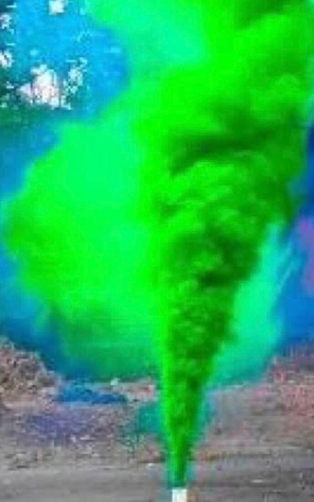 Yeşil Renk Sis Bombası Yeşil Duman 1 Adet (CLZ)