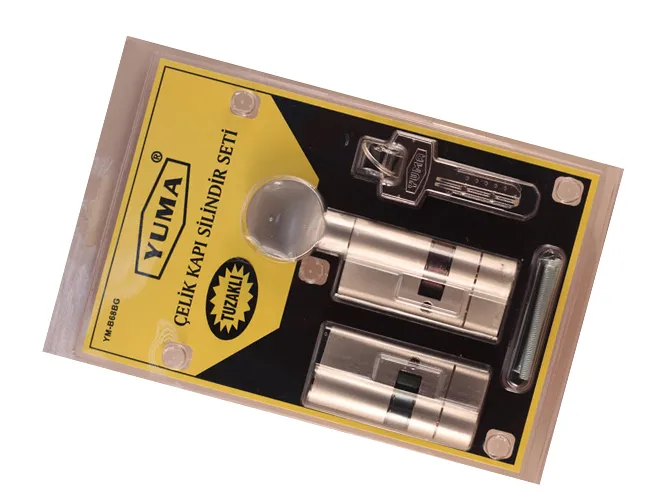 Yuma 68mm Mandallı Çelik kapı Tuzaklı Barel Seti - Sarı Yuma 68mm Mandallı Çelik kapı Tuzaklı Barel Seti - Sarı