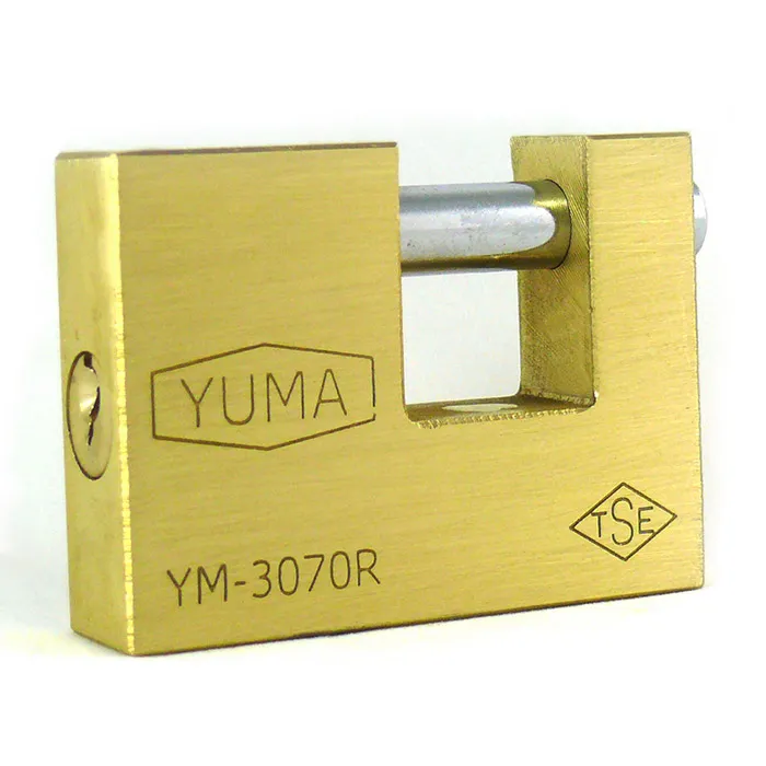 Yuma Kayar Milli Pirinç Asma Kilit 79 mm - Yeni Tip