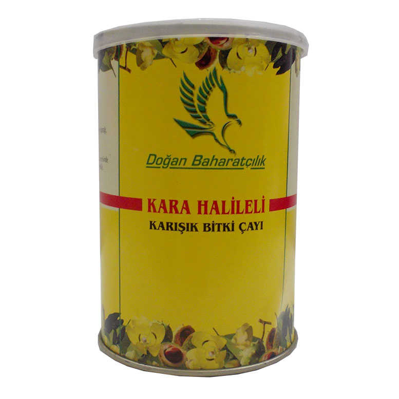 CLZ214 Kara Halileli Karışık Bitkisel Çay 100Gr Teneke Kutu