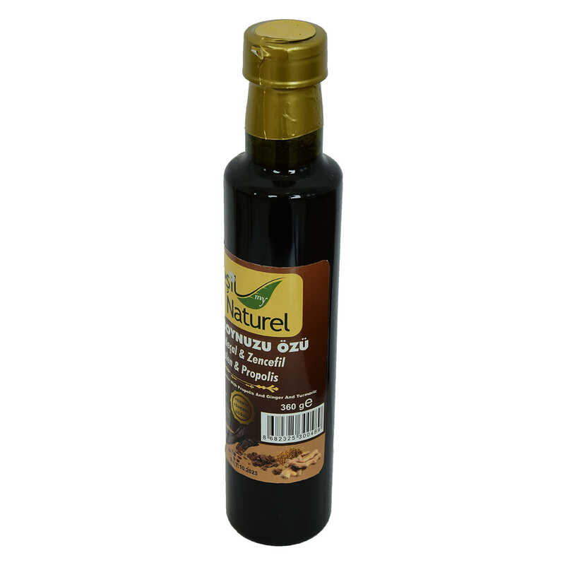 Keçiboynuzu Özü Zerdeçal Zencefil Polen Propolis Karışımı Cam Şişe 360 Gr Keçiboynuzu Özü Zerdeçal Zencefil Polen Propolis Karışımı Cam Şişe 360 Gr