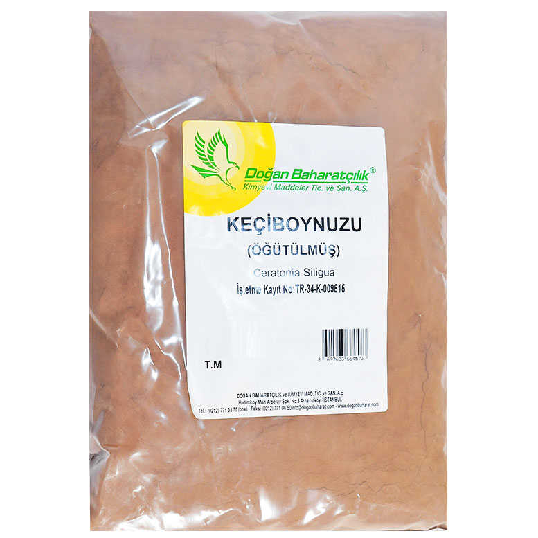 Keçiboynuzu Unu Harnup Unu Öğütülmüş Doğal 1000 Gr Paket Keçiboynuzu Unu Harnup Unu Öğütülmüş Doğal 1000 Gr Paket