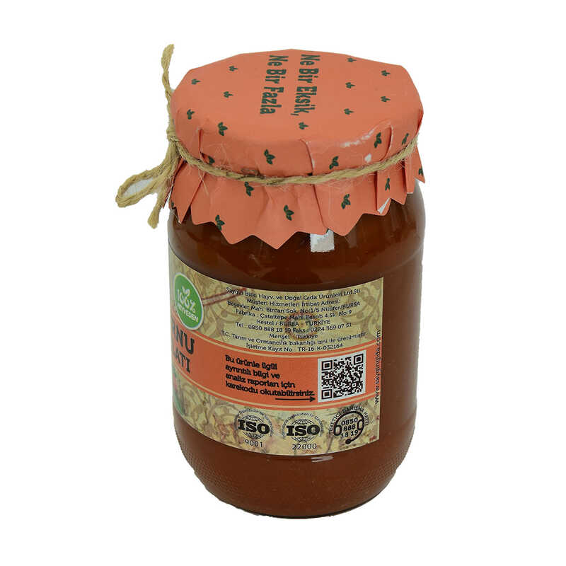 Kuşburnu Marmelatı Şekersiz Cam Kavanoz 400 Gr