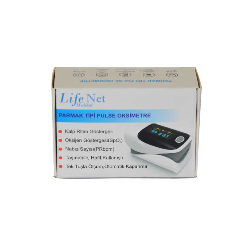 CLZ214 Dijital Pulse Oksimetre Parmaktan Nabız Ölçer Taşınabilir Kalp Ritim Göstergeli Oximeter YK-80A